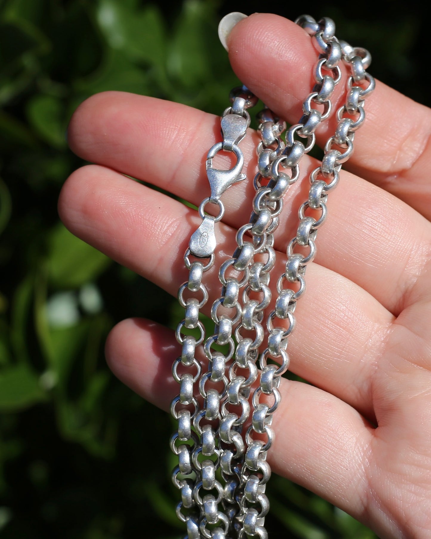 Chunky Italian Made Silver Belcher Chain 40.3g 50cm