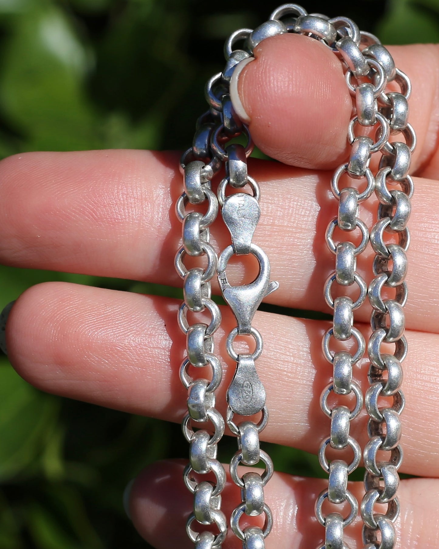 Chunky Italian Made Silver Belcher Chain 40.3g 50cm