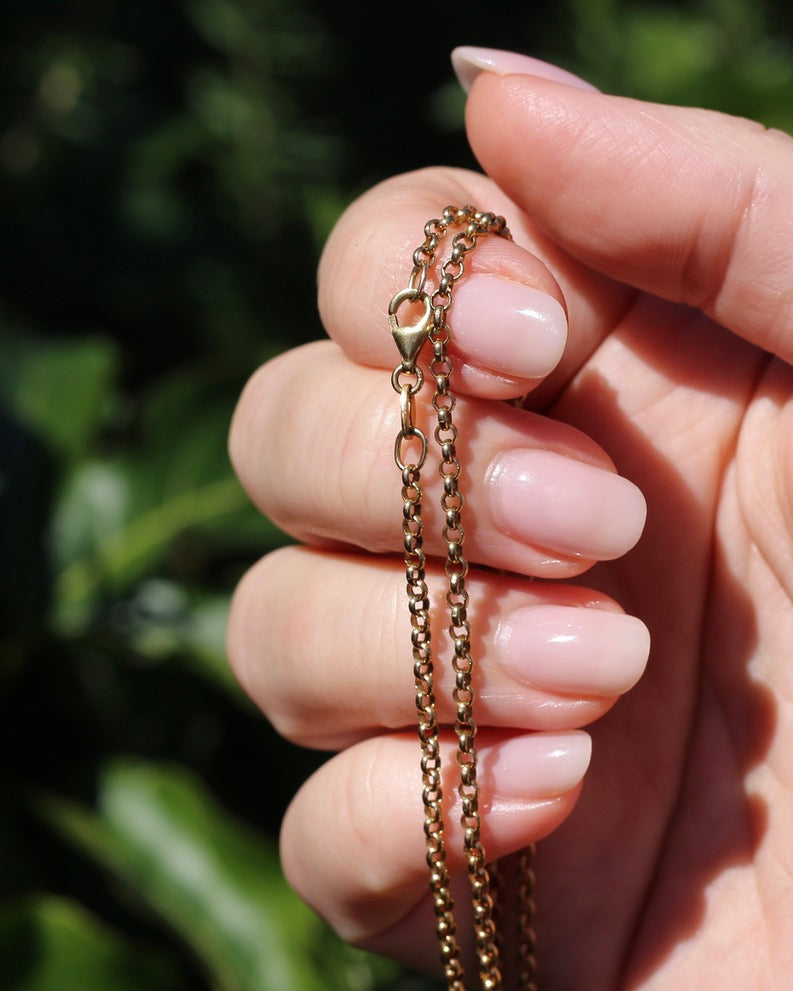 9ct Belcher Chain, 9ct Yellow Gold, 60cm or 23.5 inches, 7.23g