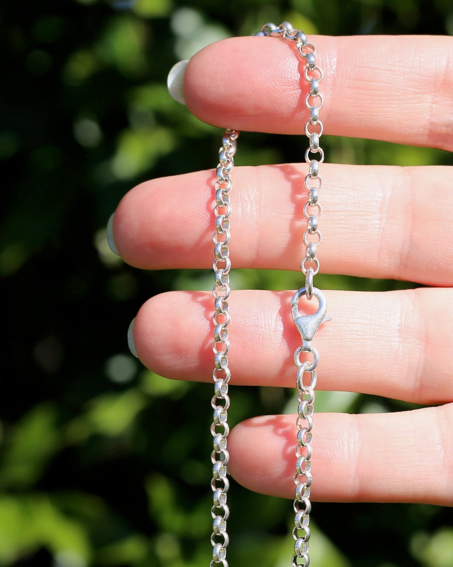 Vintage Belcher Silver Chain 80cm 15.6g