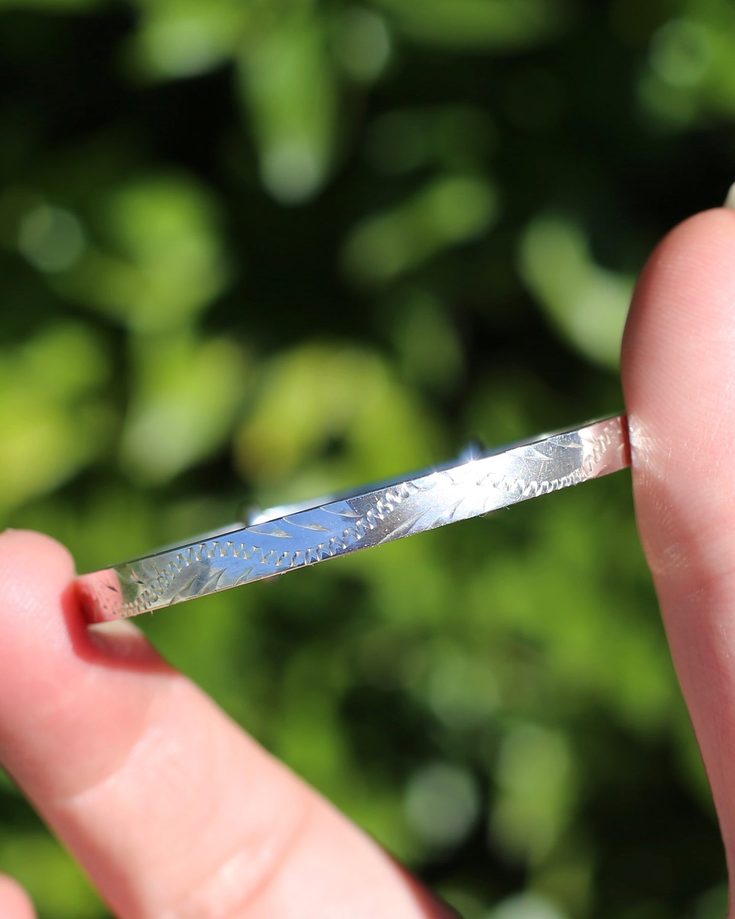Vintage Child's Expandable Silver Bracelet. New Zealand Made, Sterling Silver - approx birth to 6