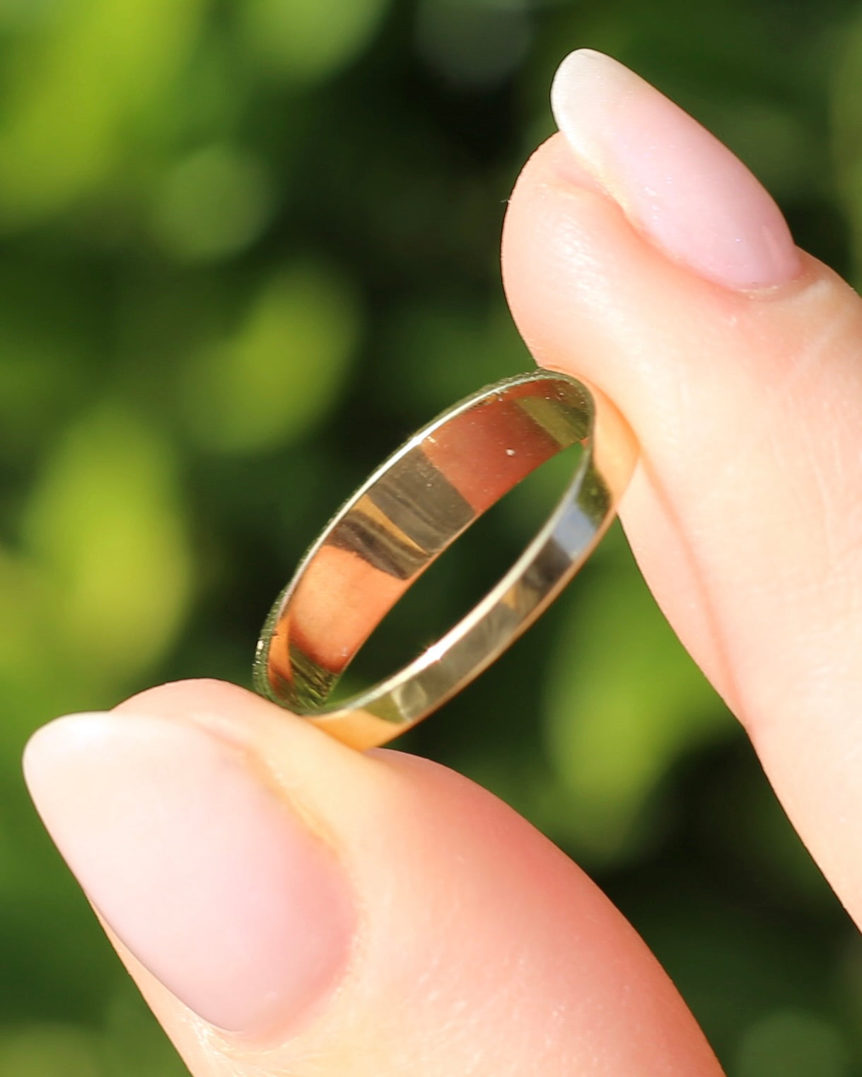 MIZPAH ring, 9ct Yellow Gold, size P or 7.75