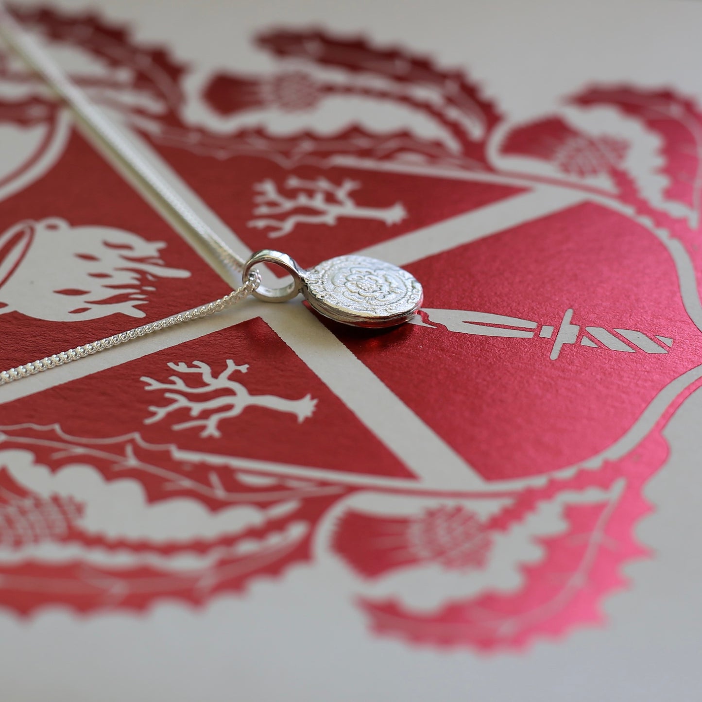 The Penny, A Pendant - Replica of the James I Penny Second Coinage 1604 - 1619