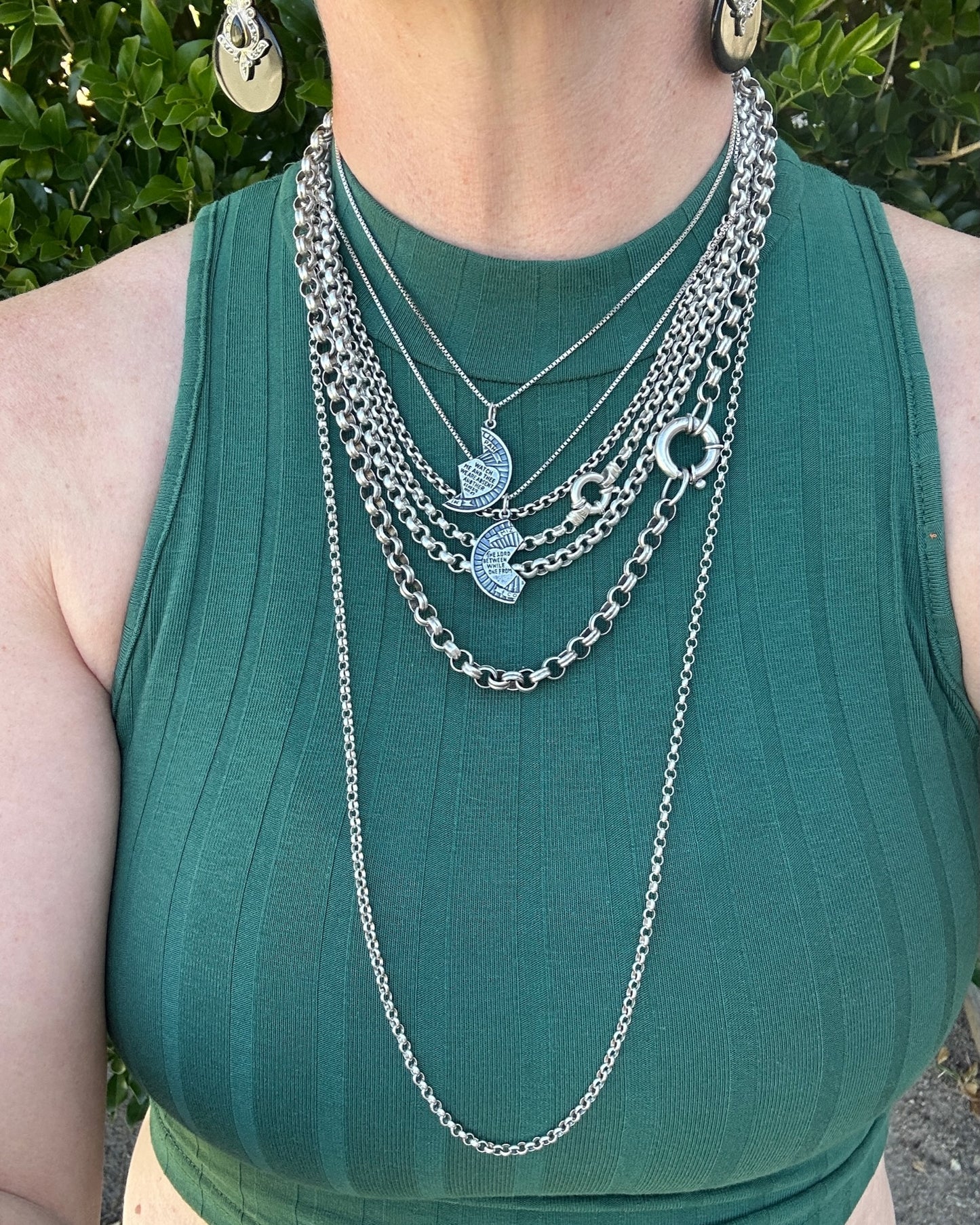 Vintage Belcher Silver Chain 80cm 15.6g