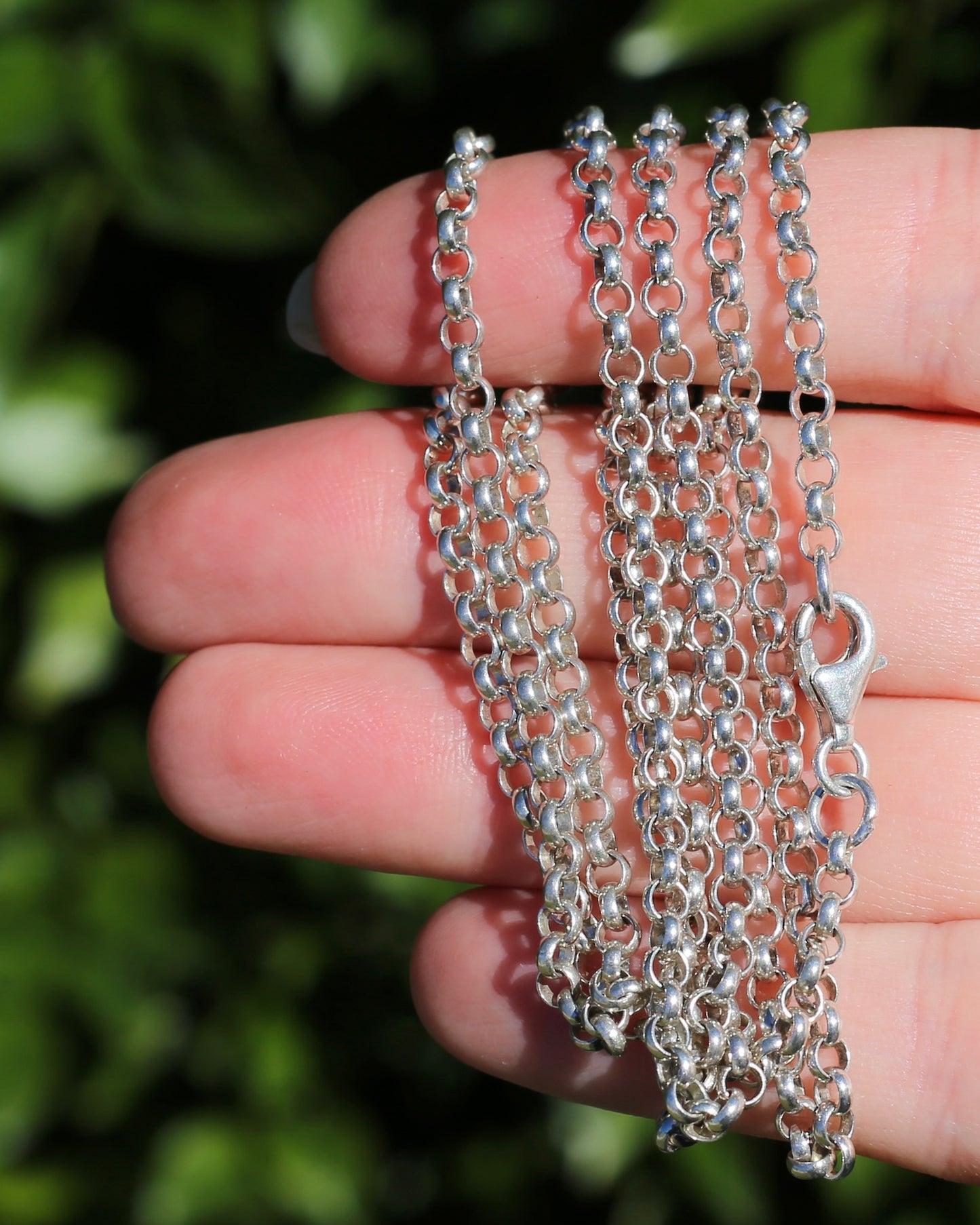 Vintage Belcher Silver Chain 80cm 15.6g