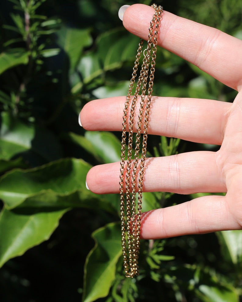9ct Belcher Chain, 9ct Yellow Gold, 60cm or 23.5 inches, 7.23g