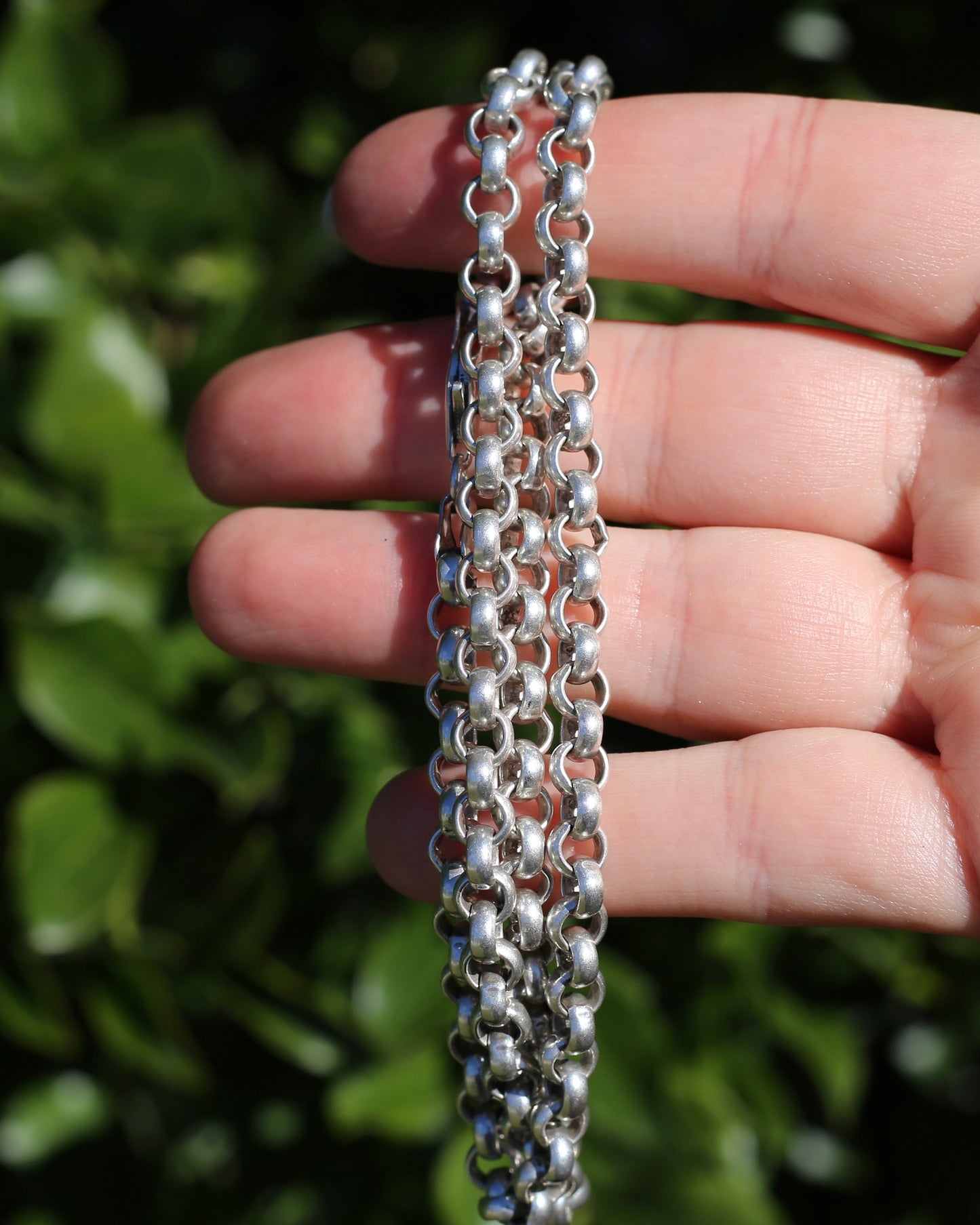 Chunky Italian Made Silver Belcher Chain 40.3g 50cm