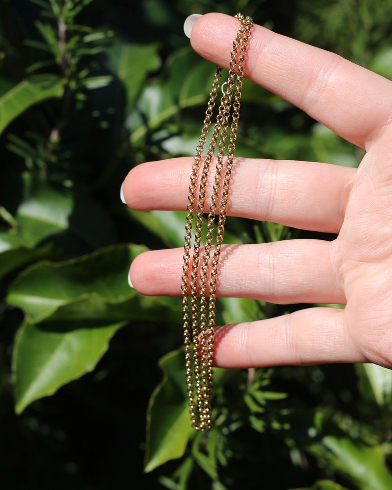 9ct Belcher Chain, 9ct Yellow Gold, 60cm or 23.5 inches, 7.23g