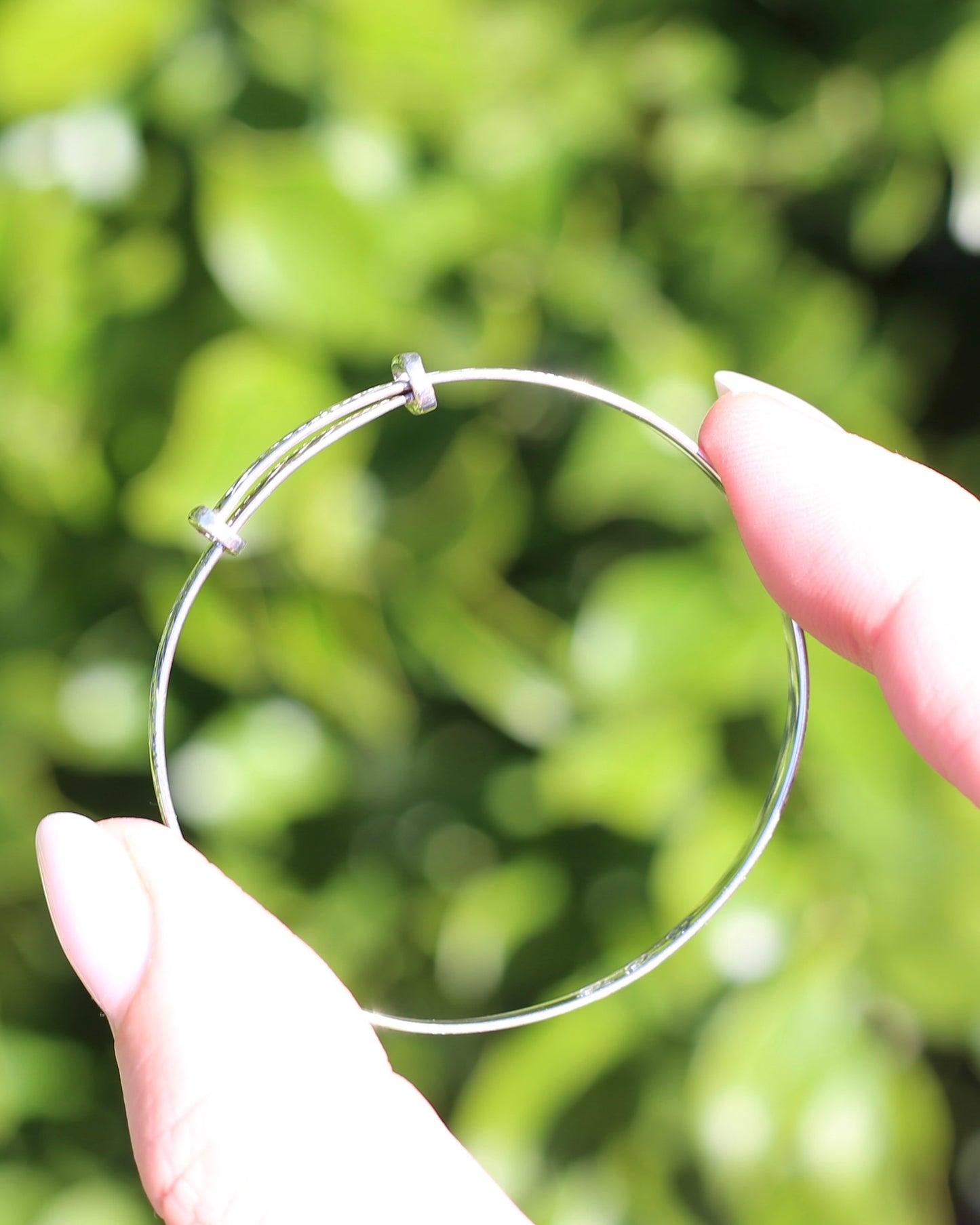 Vintage Child's Expandable Silver Bracelet. New Zealand Made, Sterling Silver - approx birth to 6
