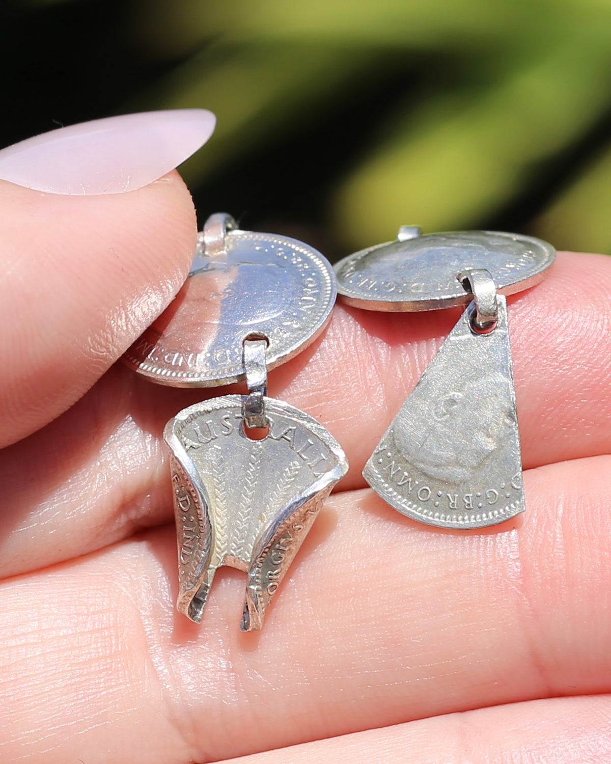 WWII Lucky Sixpence and Threepence Bracelet - coins 1938, 1942, 1943, 1944, 92.5% silver, 17.5cm or just under 7 inches, 19.83g