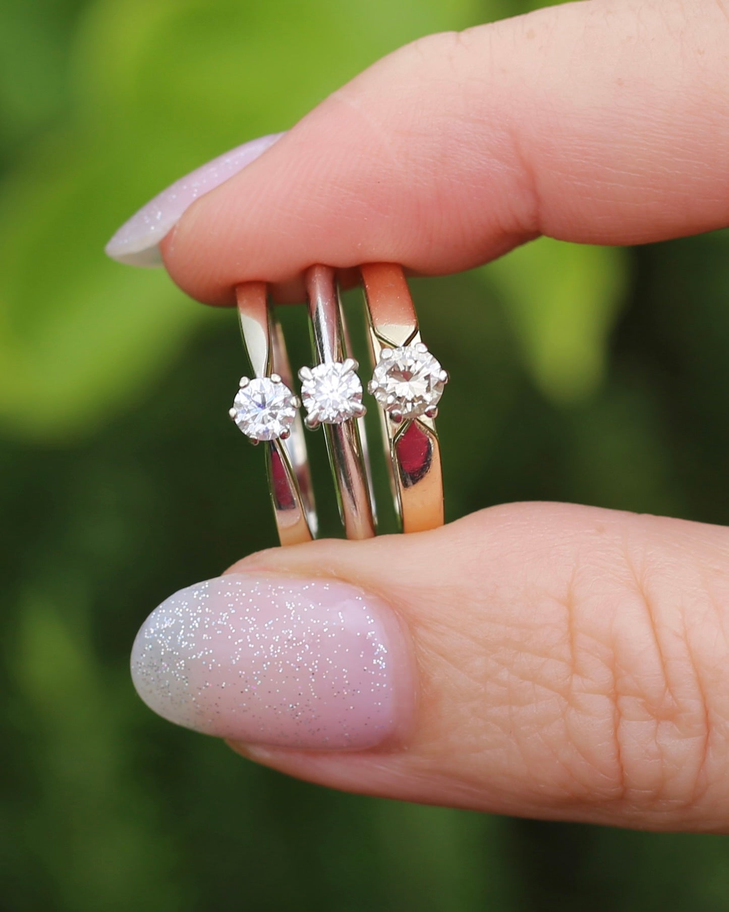 0.25ct Natural Diamond Solitaire, 18ct White Gold, 6 Claw, size L or 5.75, 2.09g