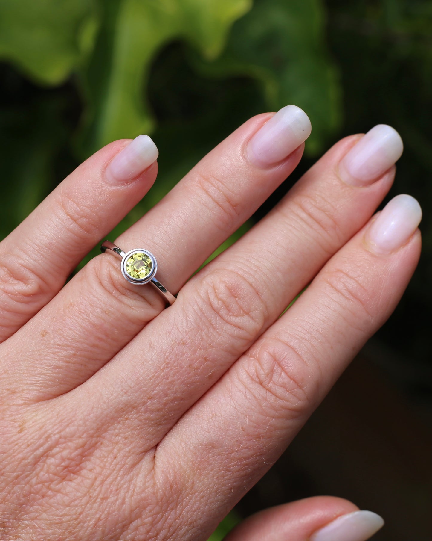Old Cut Yellow Sapphire in 18ct White Gold Bezel Set Ring, 18ct Yellow Gold, size L or just under 5.75 , 4.48g, with valuation