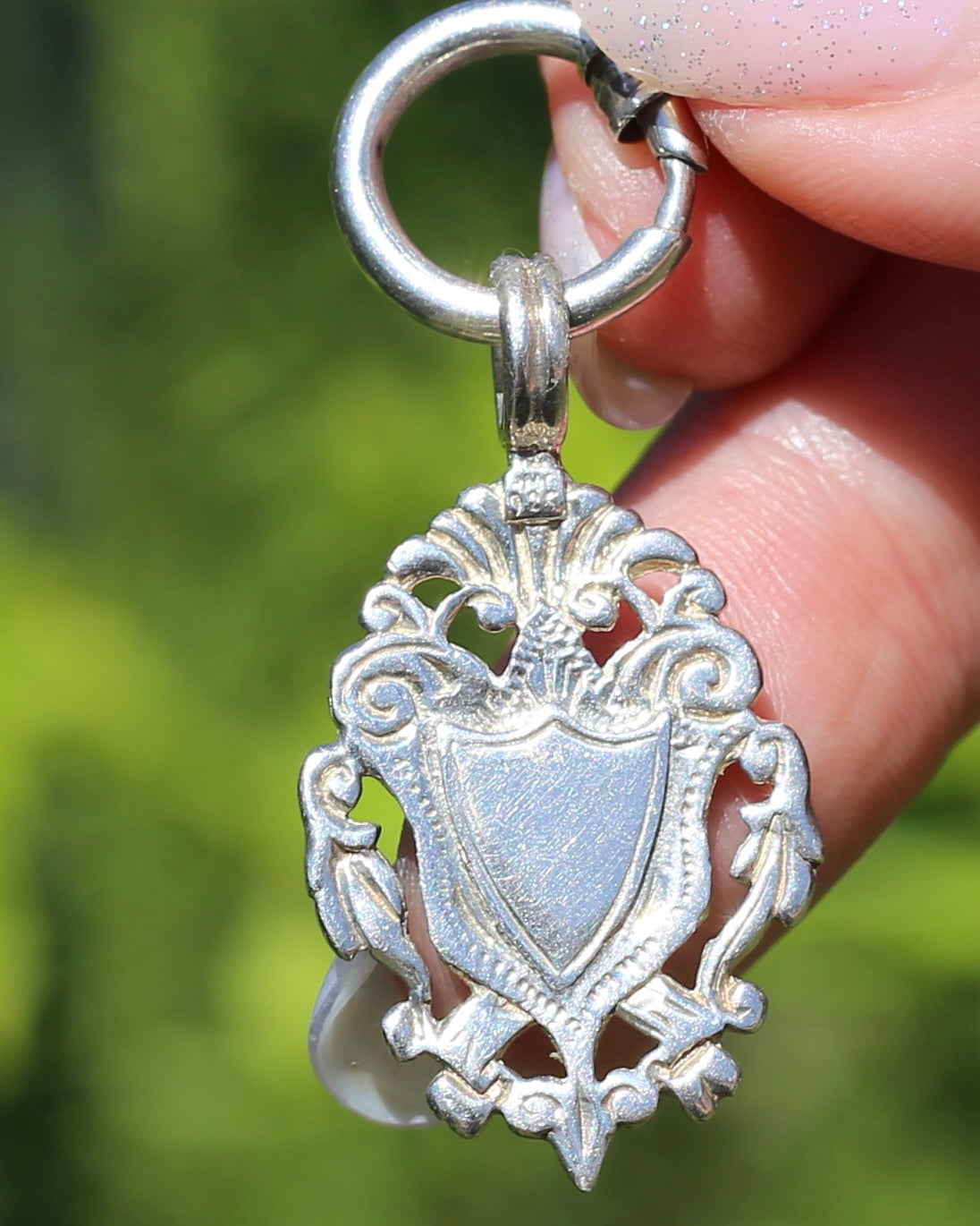 Vintage Silver Fob, Sterling Silver, 5.13g