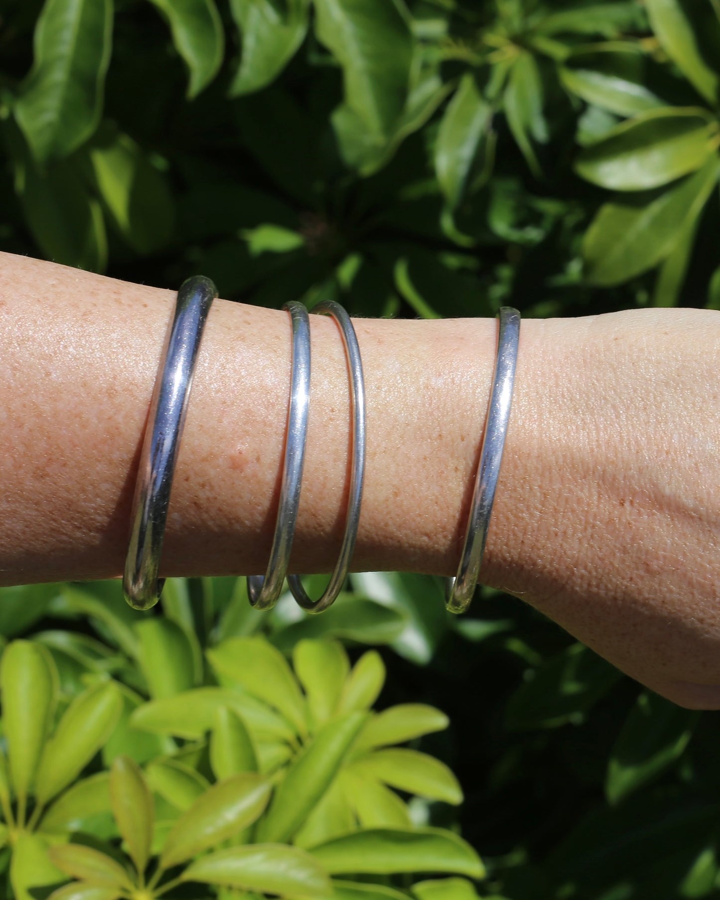 Silver Bangle Selection - priced individually, weights between 13 and 22g