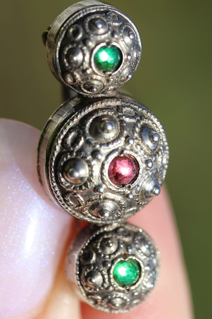 Antique Austro-Hungarian (maybe Jakob Agner) 800 Silver Brooch, 800 Silver, 2.73g