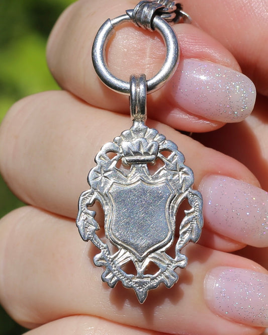 Vintage Silver Fob, Sterling Silver, 5.13g