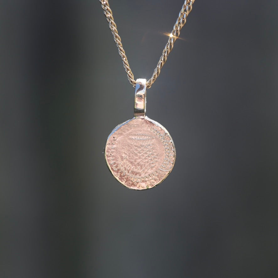 The Penny, A Pendant -  Replica of the James I Penny Second Coinage 1604 - 1619