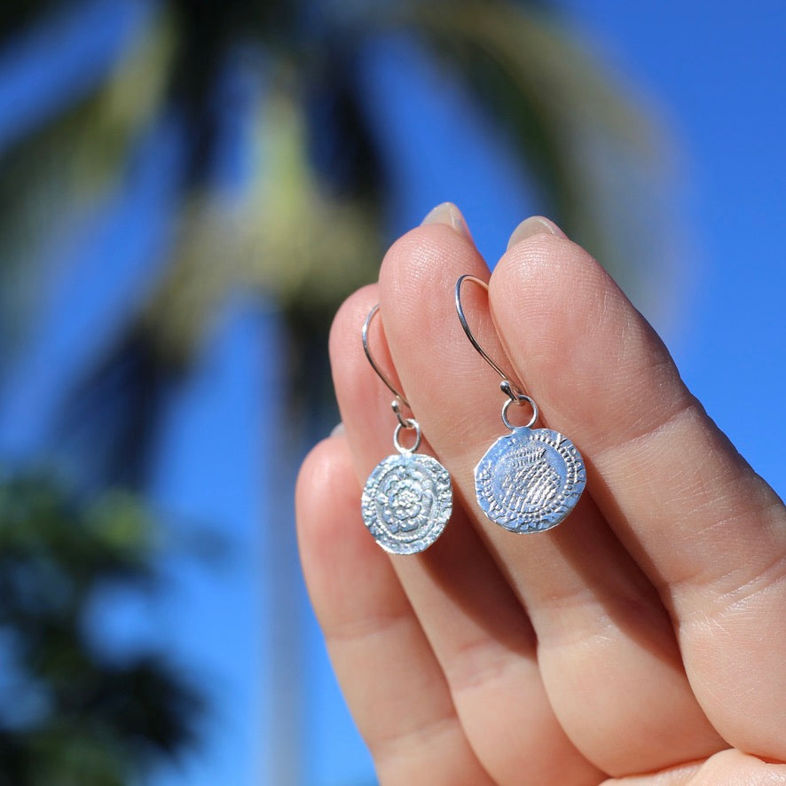 The Penny, Earrings -  Replica of the James I Penny Second Coinage 1604 - 1619