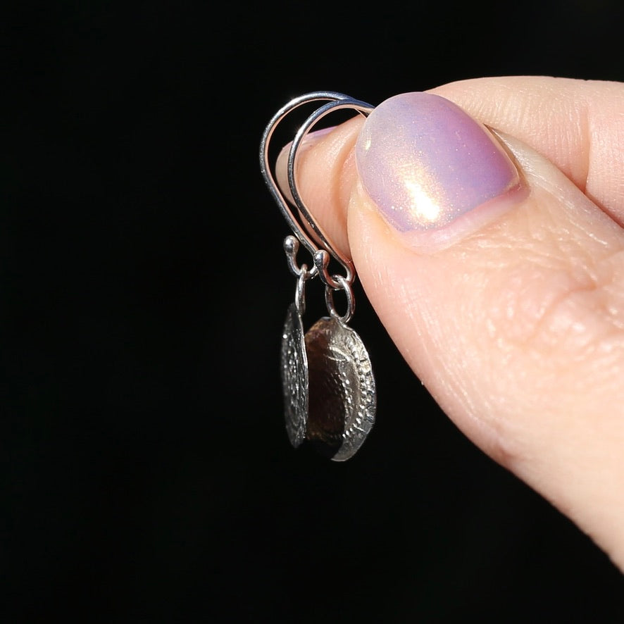 The Penny, Earrings -  Replica of the James I Penny Second Coinage 1604 - 1619