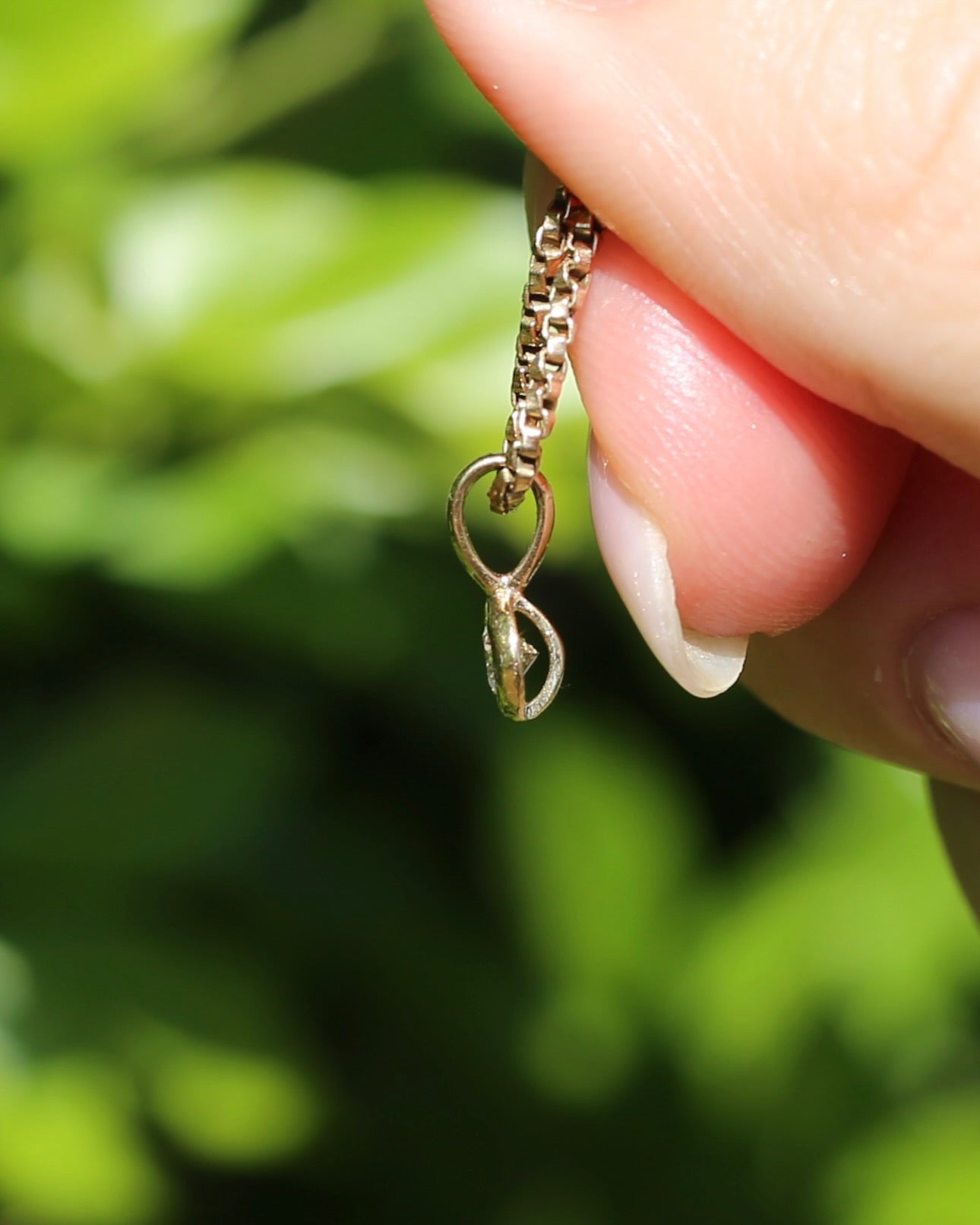 Vintage 0.2ct Natural Diamond Bezel Set Pendant, 9ct Yellow Gold, 0.45g