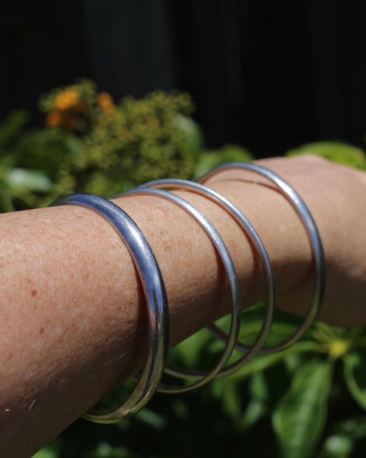 Silver Bangle Selection - priced individually, weights between 13 and 22g