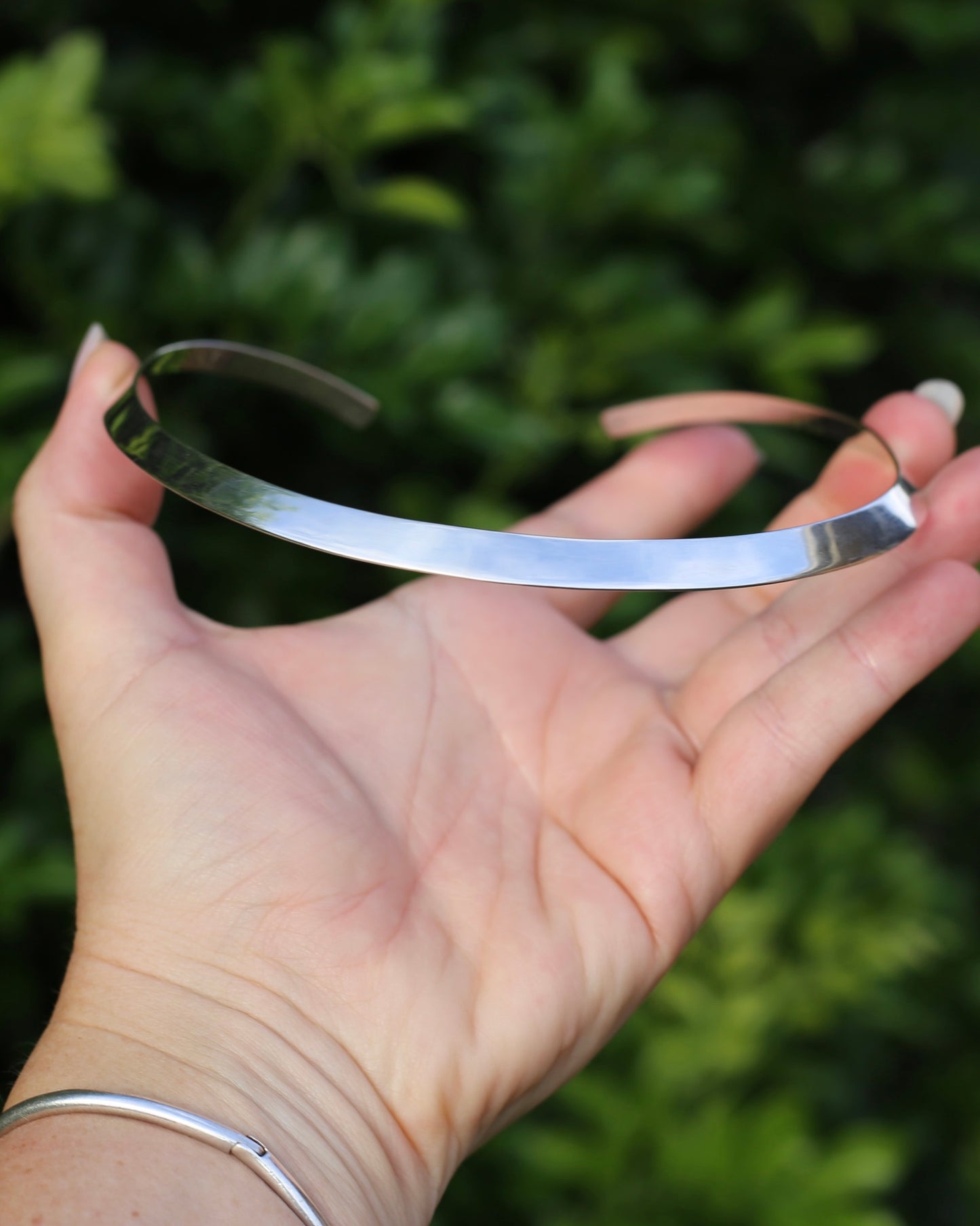 Vintage Silver Torque Collar, Sterling Silver, 21.06g