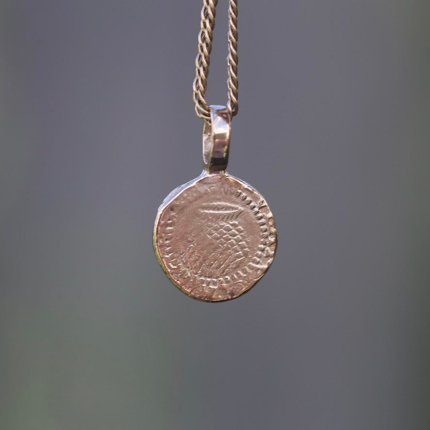 The Penny, A Pendant -  Replica of the James I Penny Second Coinage 1604 - 1619