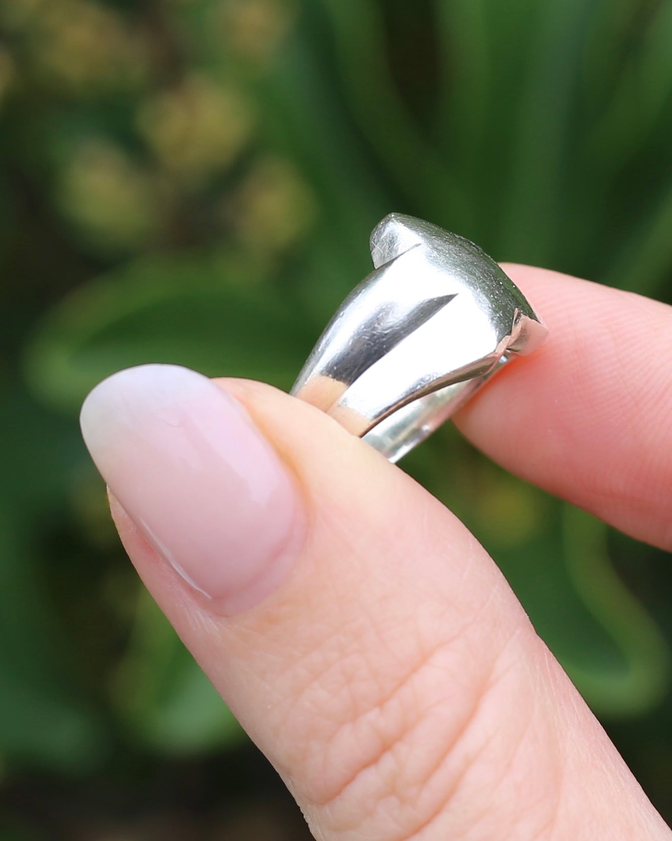 Chunky Vintage Silver Star Ring, Sterling Silver, size L or 5.75, 9.78g