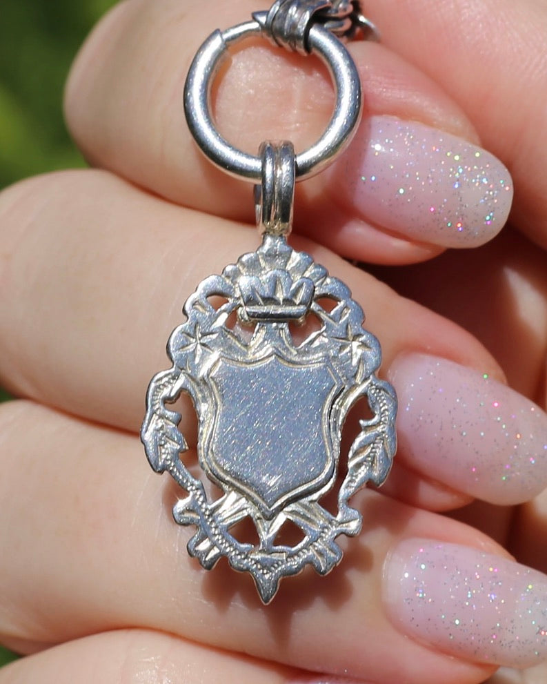 Vintage Silver Fob, Sterling Silver, 5.13g