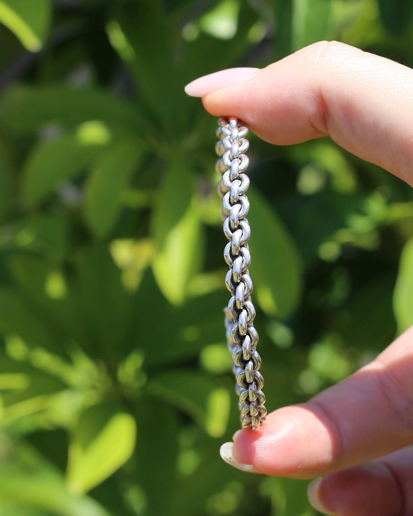 Chain Cuff, Sterling Silver, 21.1g