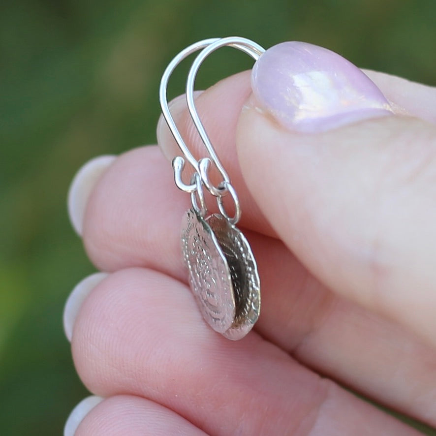 The Penny, Earrings -  Replica of the James I Penny Second Coinage 1604 - 1619