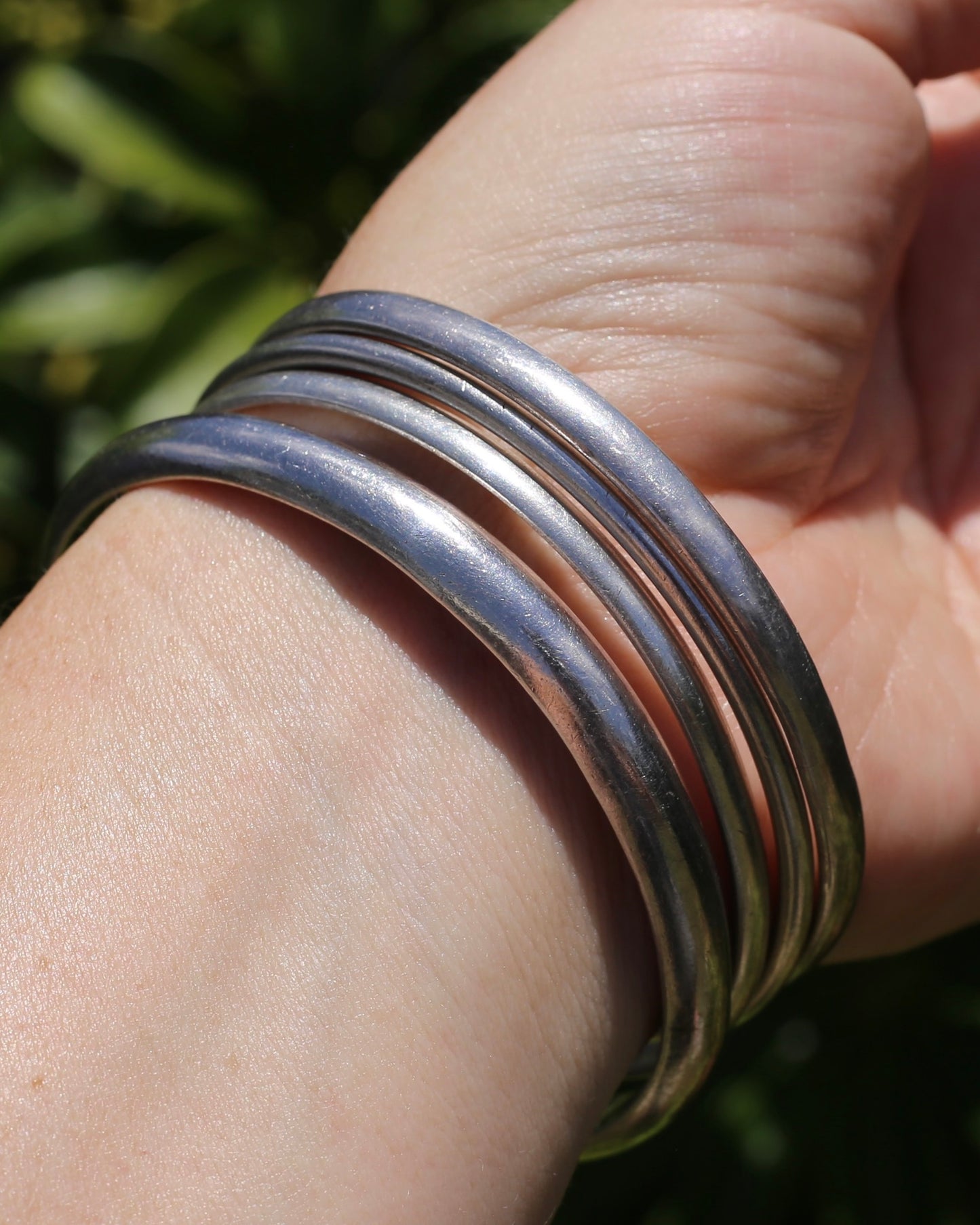 Silver Bangle Selection - priced individually, weights between 13 and 22g