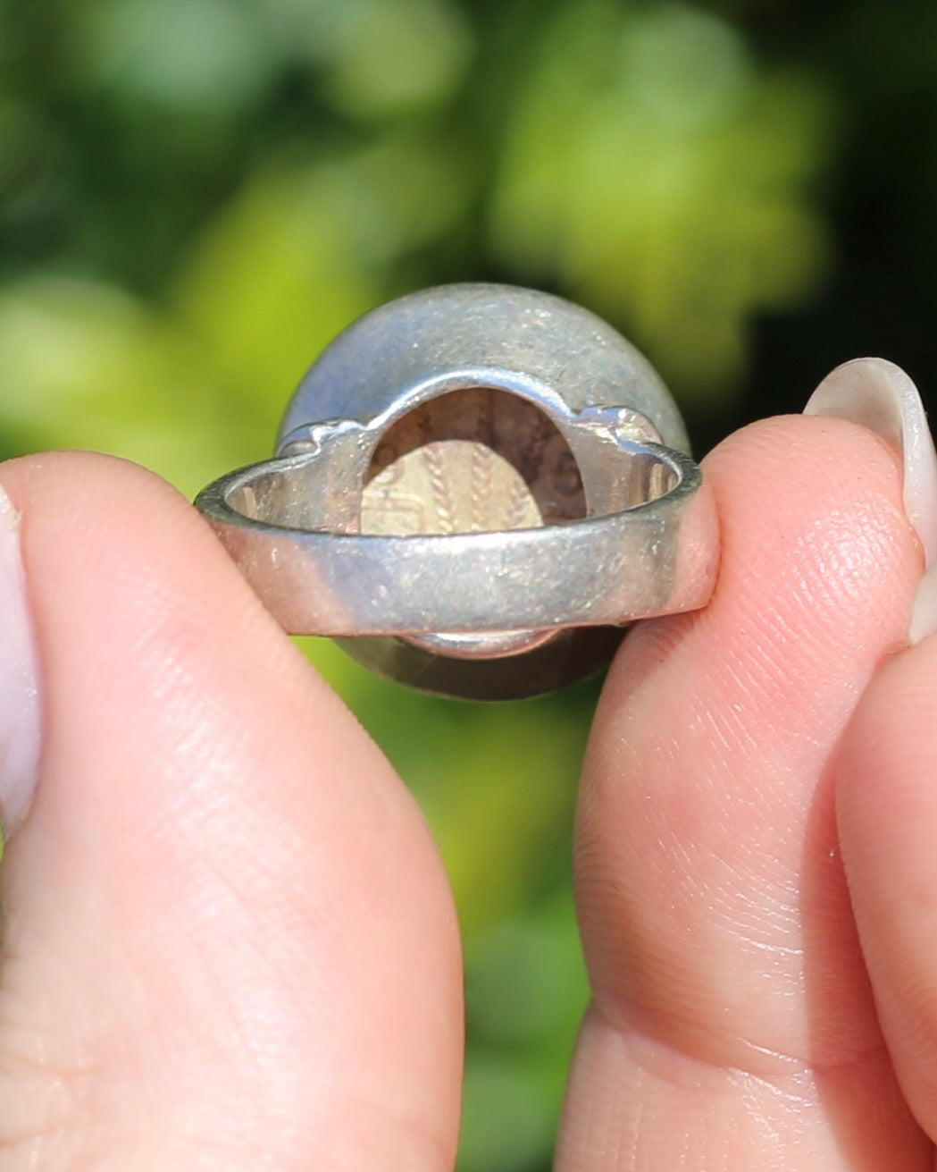 1952 Threepence Piece Silver Ring, 7.1g, size O or 7