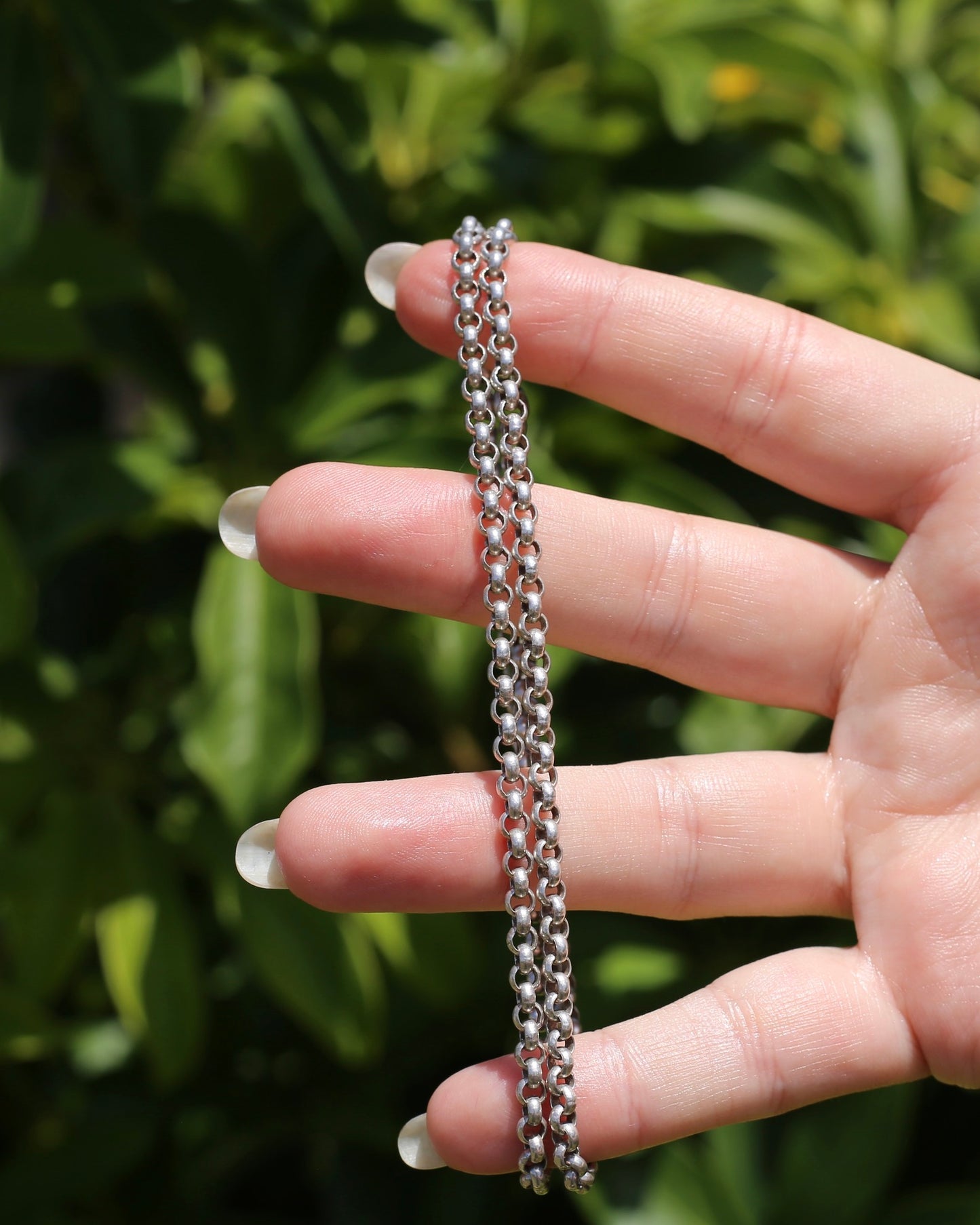 Vintage Silver Belcher Chain 50.5cm 17.5g