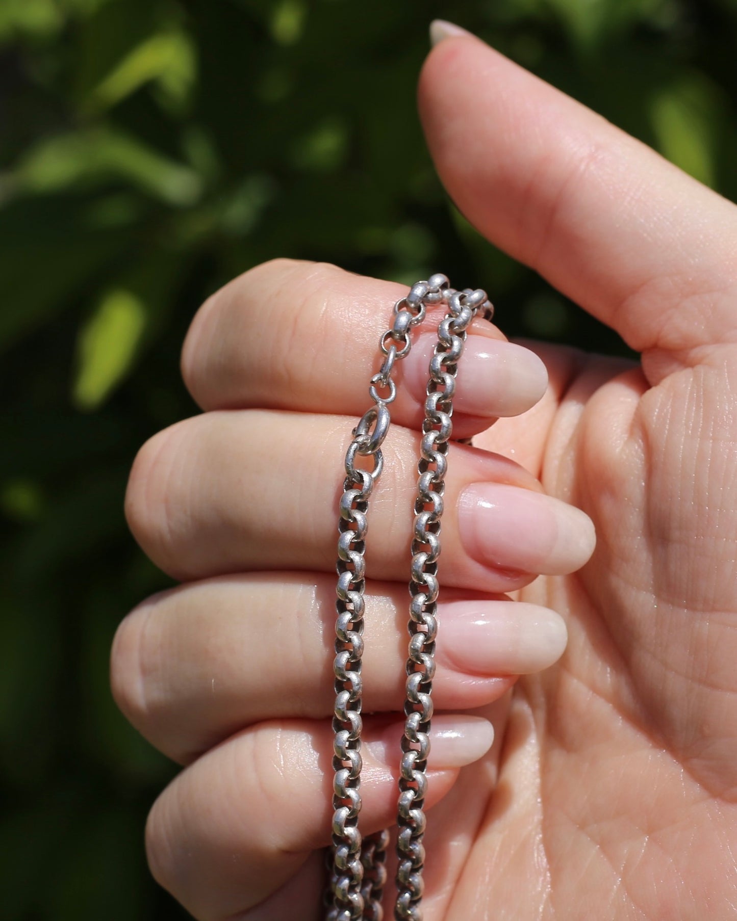 Vintage Silver Belcher Chain 50.5cm 17.5g