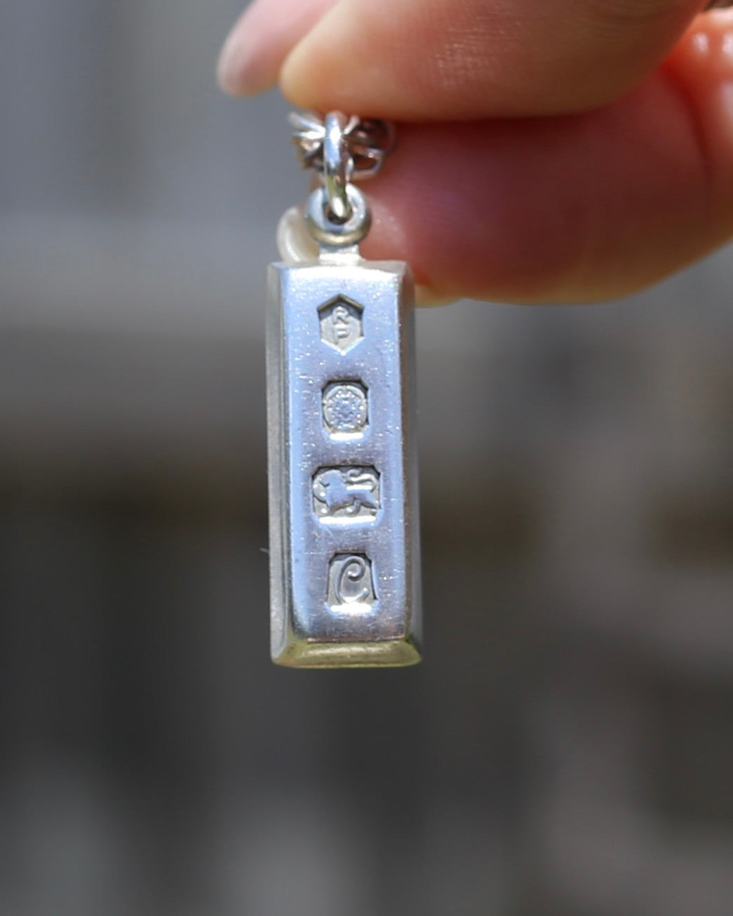 Vintage 1977 Sheffield Made Silver Ingot, 8.3g, Sterling Silver