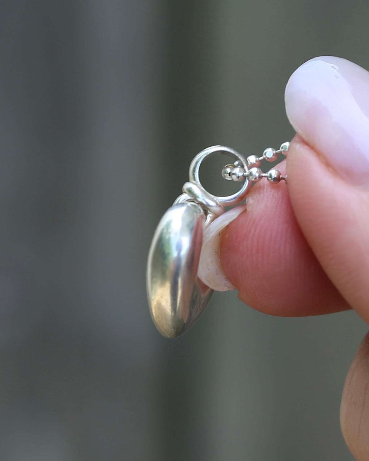 Vintage Italian Made Sterling Silver Heart Pendant, 6.44g