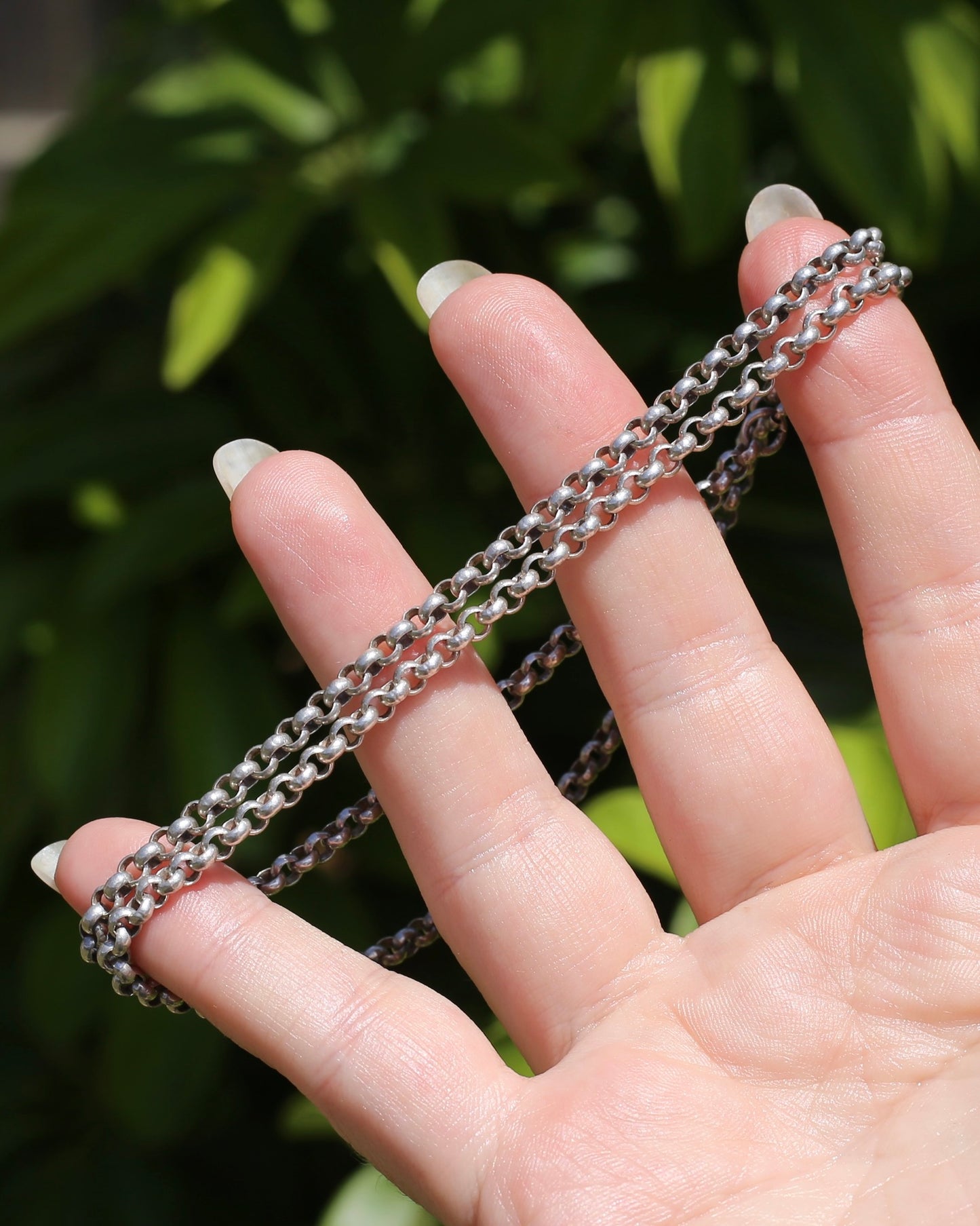 Vintage Silver Belcher Chain 50.5cm 17.5g