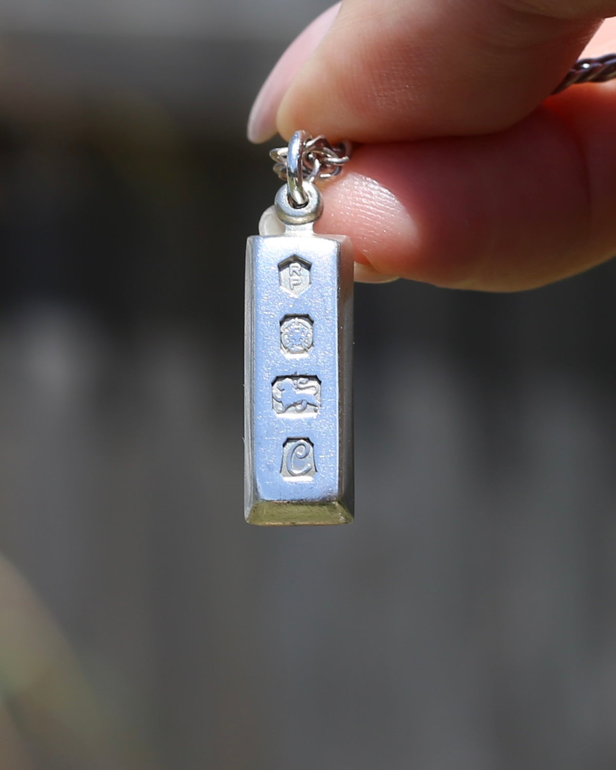 Vintage 1977 Sheffield Made Silver Ingot, 8.3g, Sterling Silver