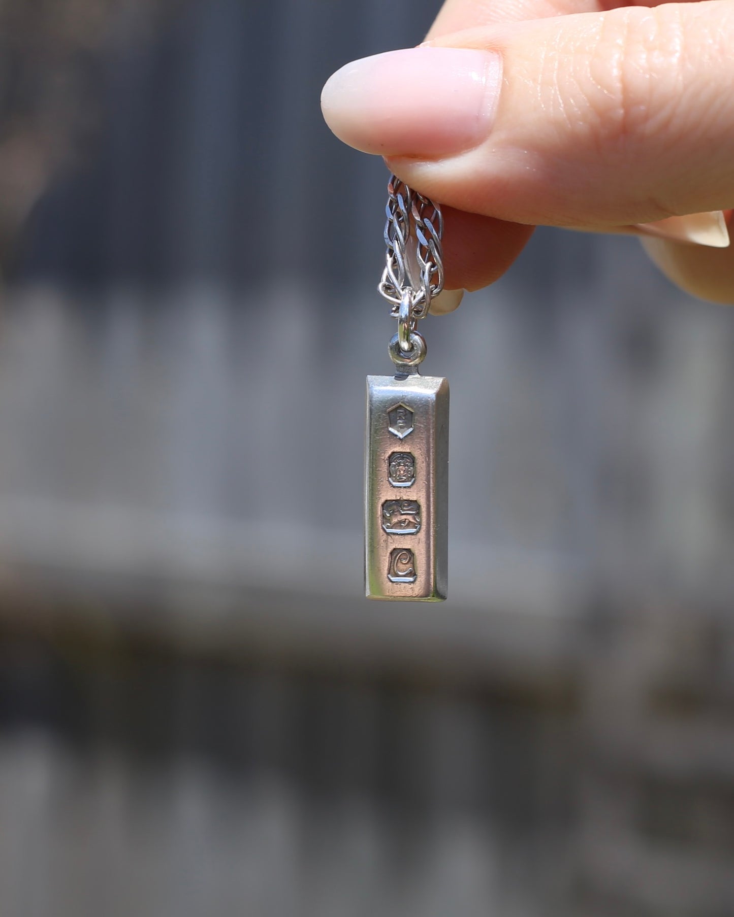 Vintage 1977 Sheffield Made Silver Ingot, 8.3g, Sterling Silver