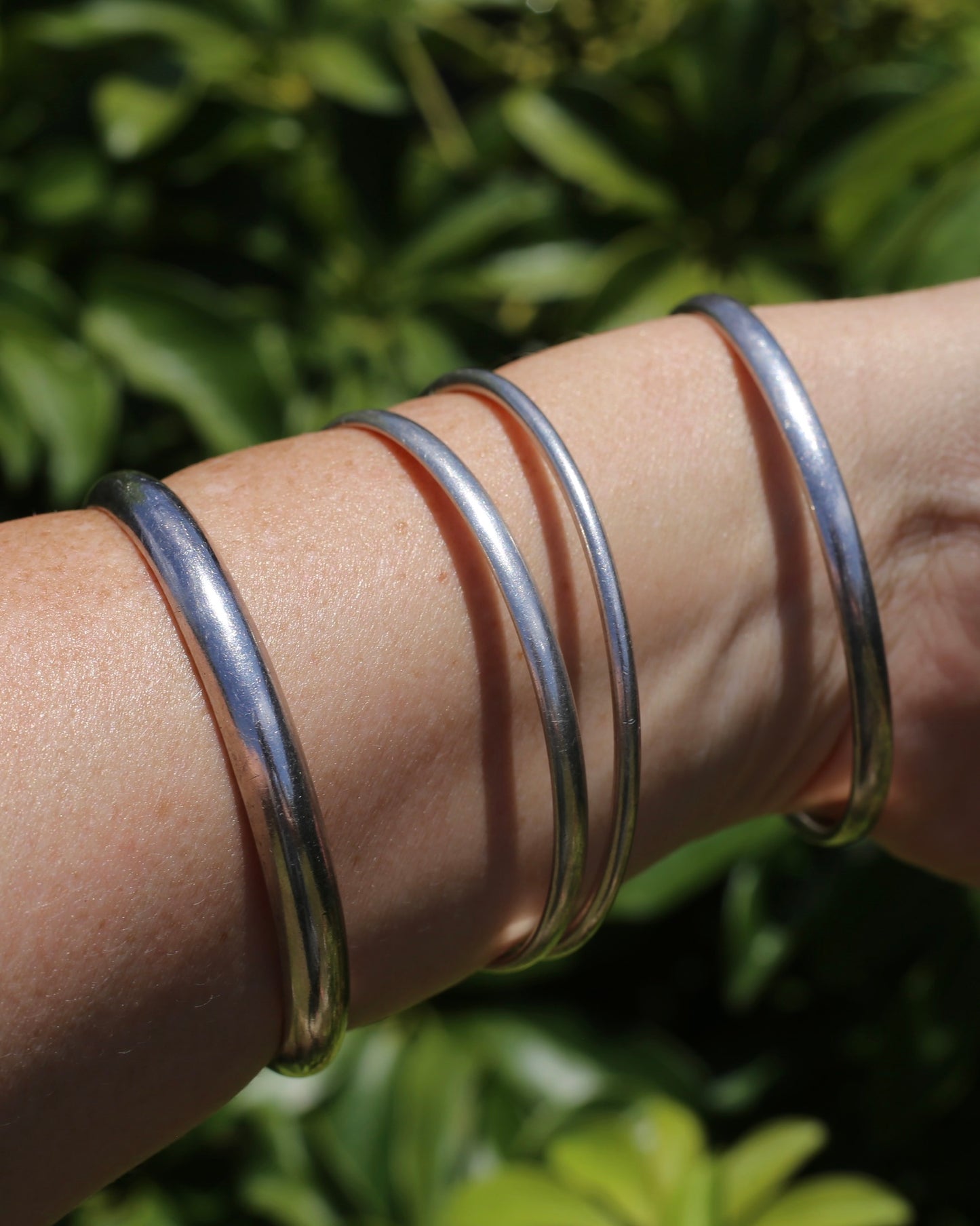 Silver Bangle Selection - priced individually, weights between 13 and 22g