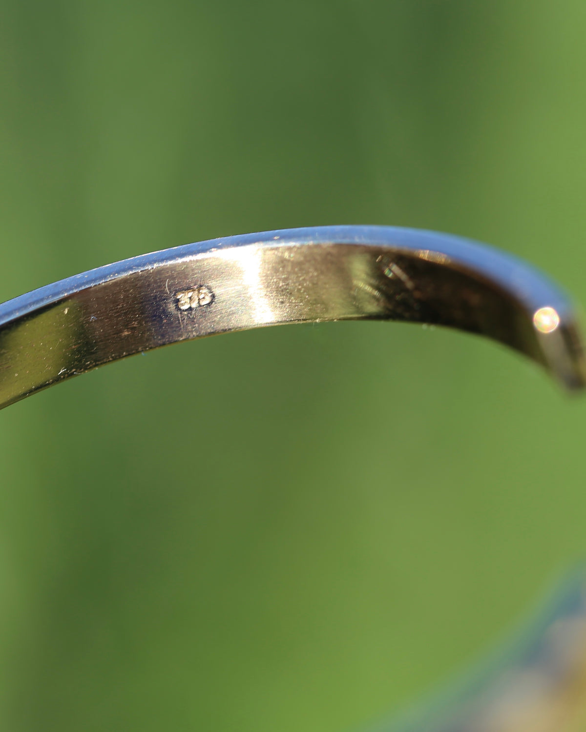 5.5mm Flat Profile Handmade Cuff, 9ct Yellow Gold, 16.2g