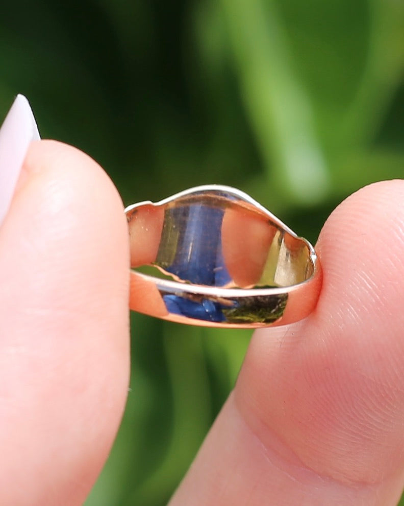 Vintique 15ct Fede Ring, 15ct Yellow Gold, size 7.5 or just over O1/2, 4.24g