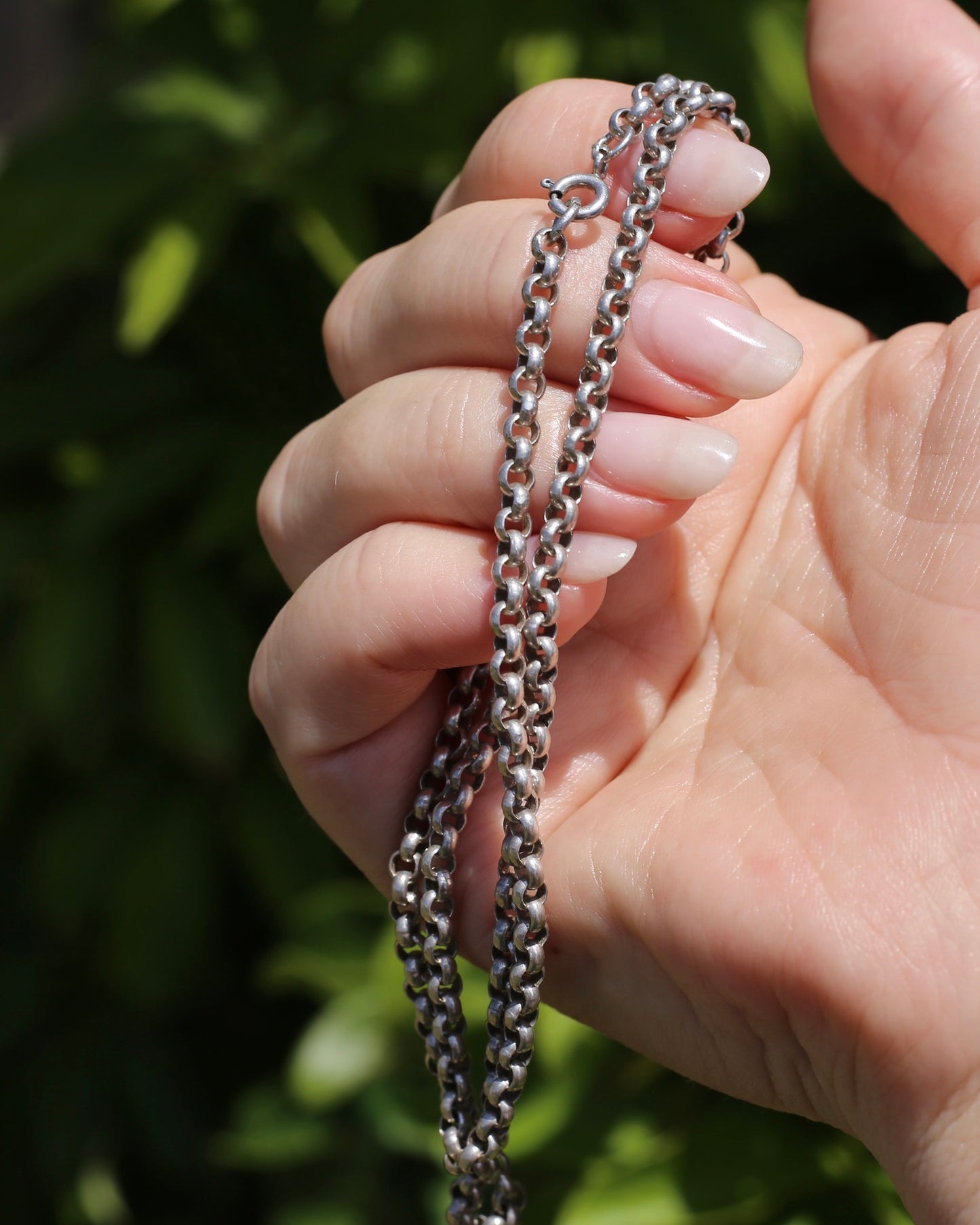 Vintage Silver Belcher Chain 50.5cm 17.5g