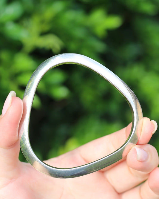 Triangular Silver Bracelet, Sterling Silver, 30.5g