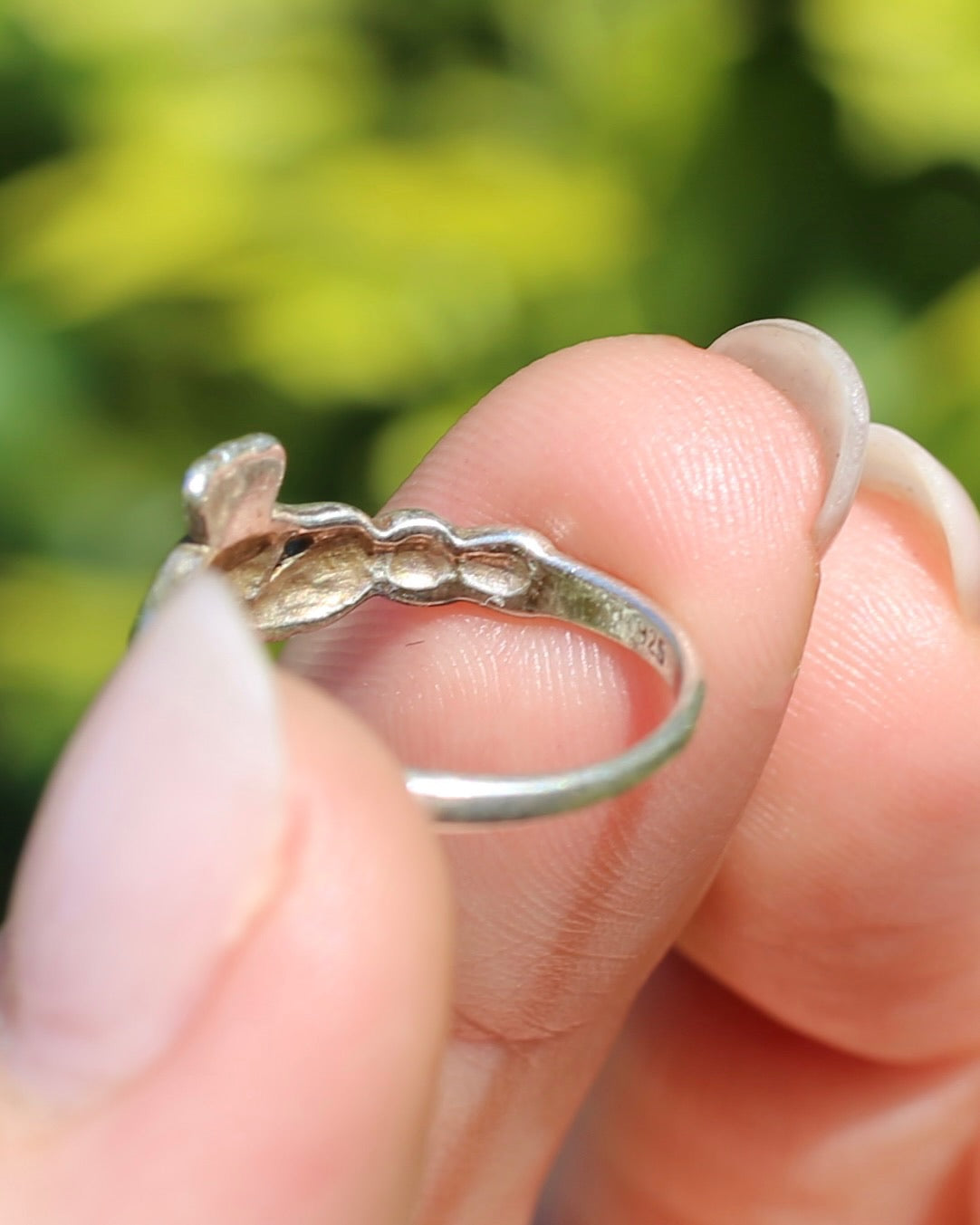 Irish Silver Claddagh Ring, 1.9g size L1/2 or 6