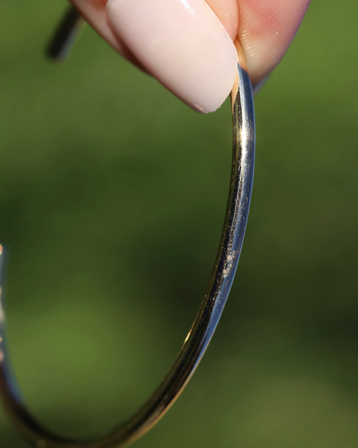 2.7mm Round Profile Handmade Cuff, 9ct Yellow Gold, 9.2g