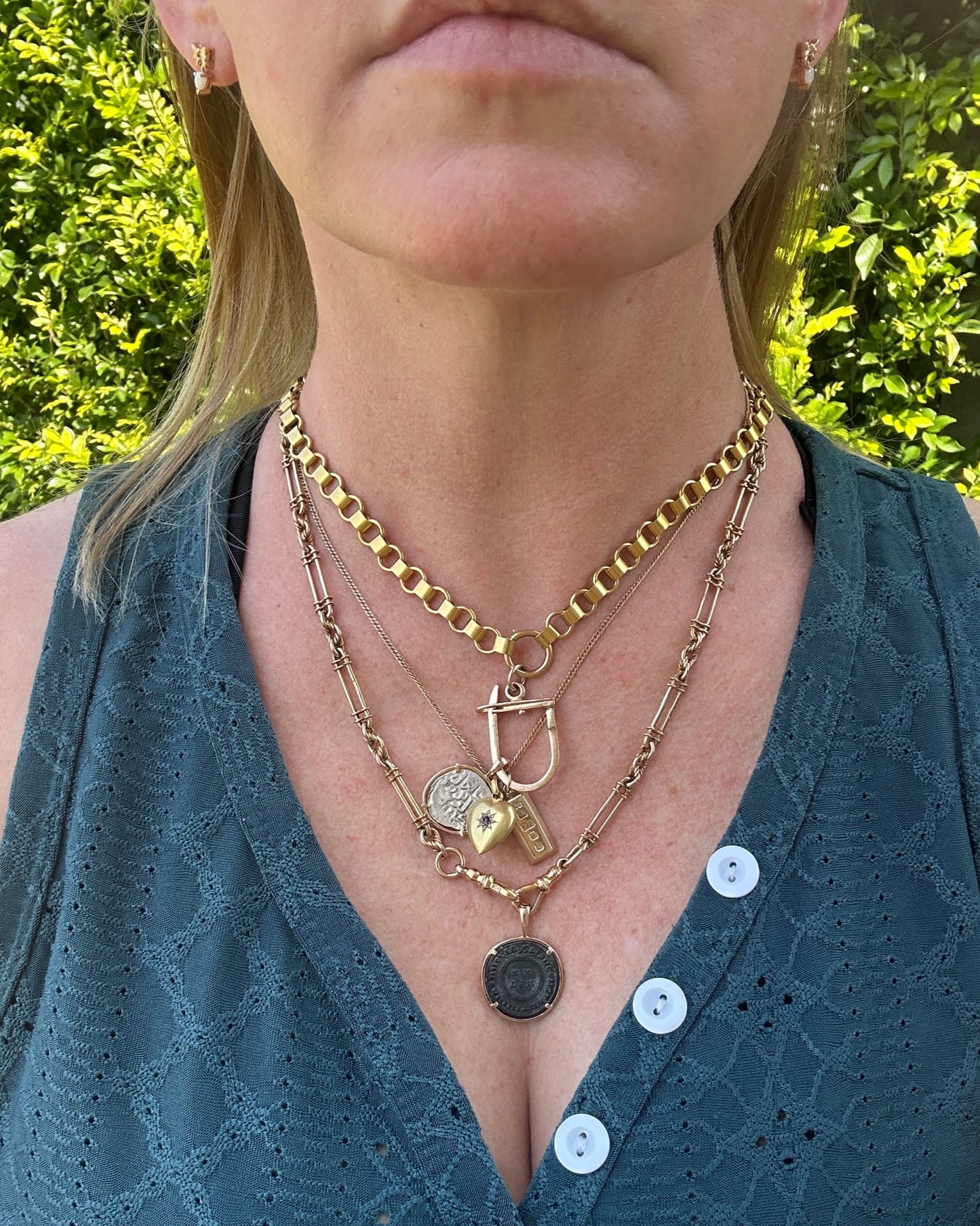 Handmade Gold Coin Frame, 4 claw, featuring Silver The Khan of the Golden Horde 1341-57AD Dirham