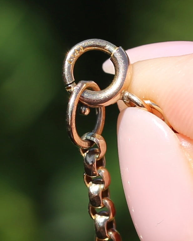 Vintage Belcher Chain, 9ct Yellow Gold, 56cm or 22 inches, 8.05g