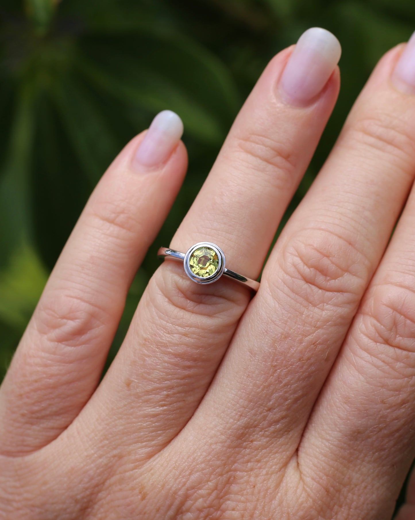 Old Cut Yellow Sapphire in 18ct White Gold Bezel Set Ring, 18ct Yellow Gold, size L or just under 5.75 , 4.48g, with valuation
